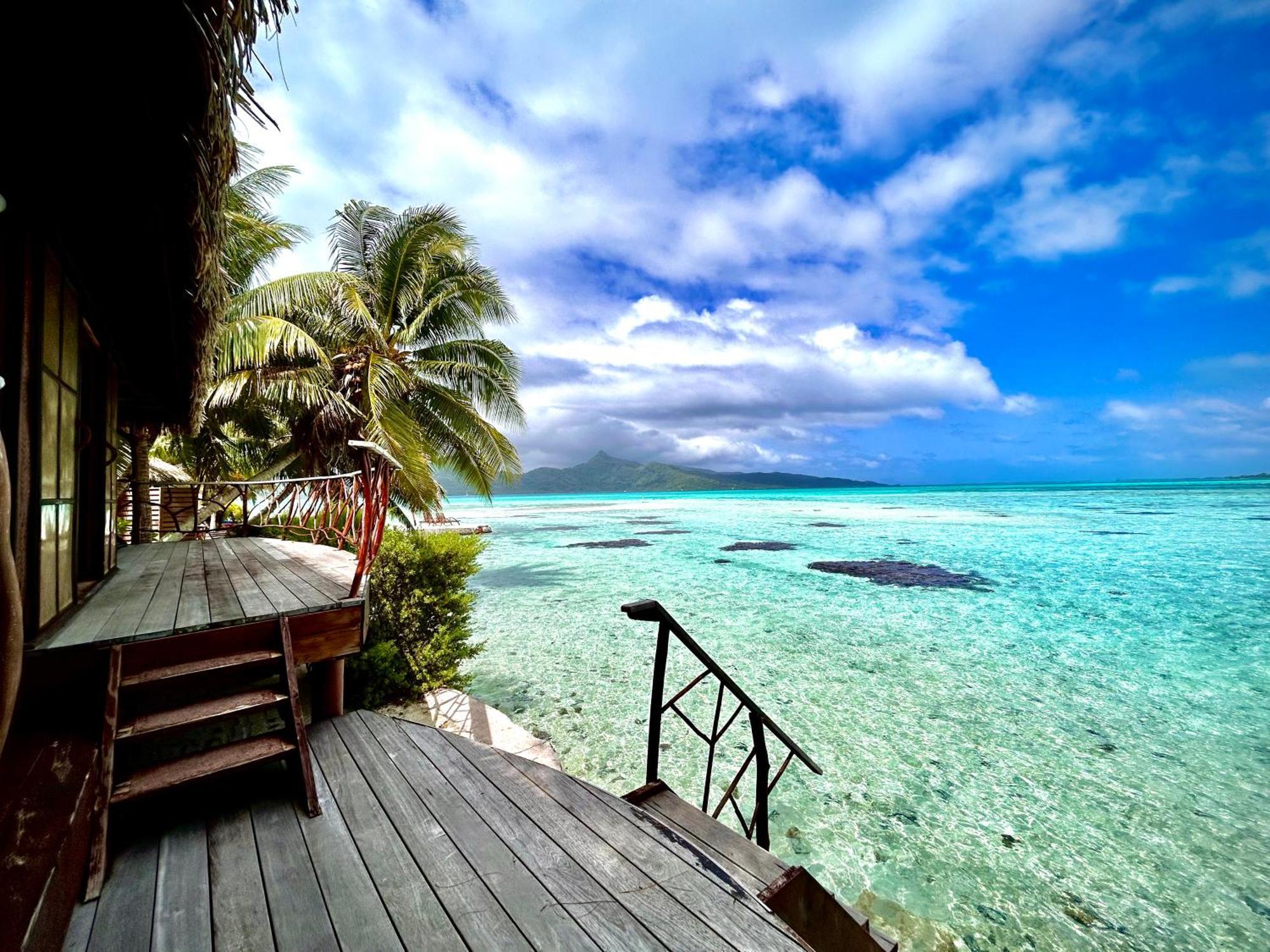 Eden Private Island Tahaa Hotel Patio  Exterior photo