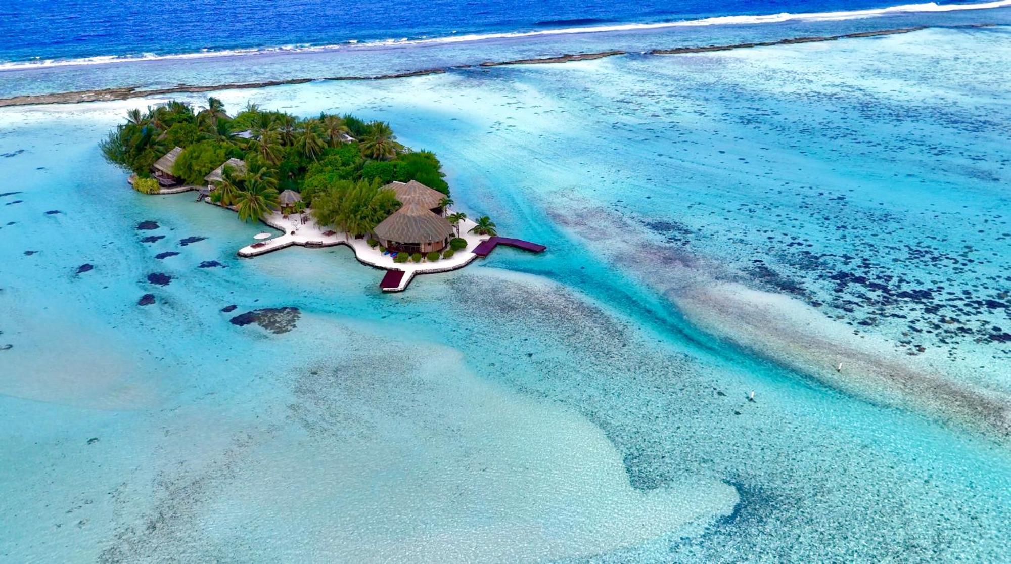 Eden Private Island Tahaa Hotel Patio  Exterior photo